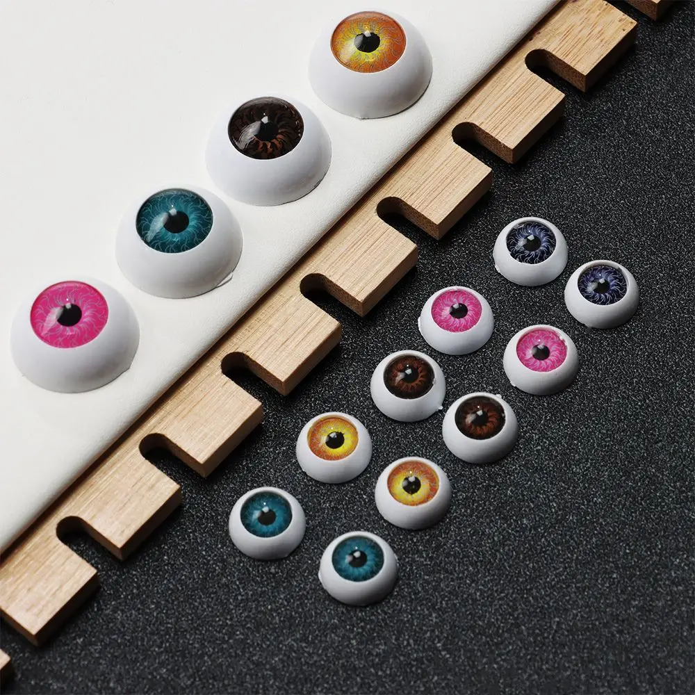 Ojos de seguridad redondos para muñecas BJD 12/20 mm, 10 piezas