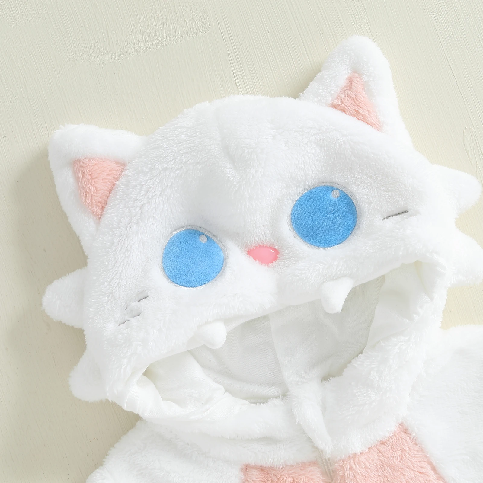 Tregren disfraz de gato Halloween para bebé con cremallera - imagen 5