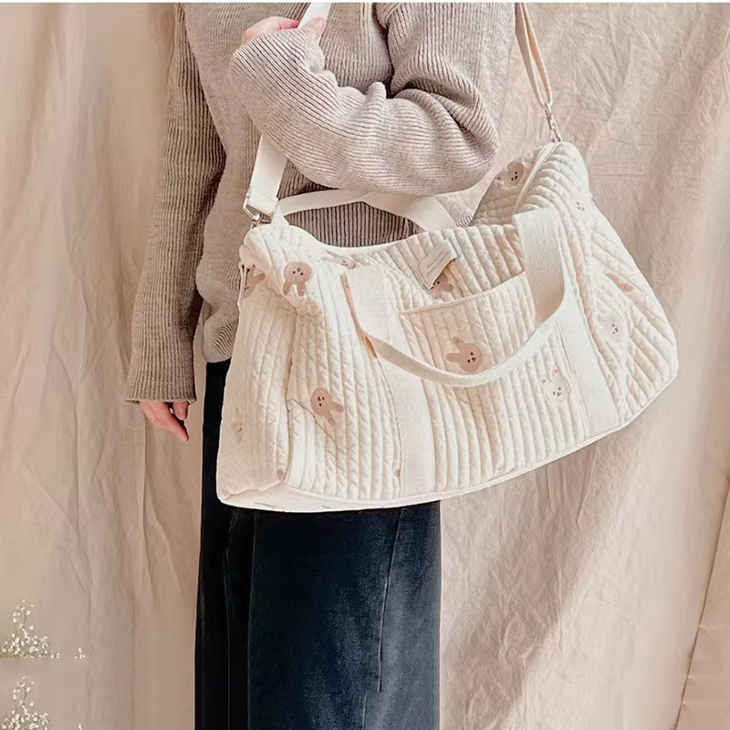 Bolsa de maternidad grande tipo Boston con organizador para pañales - imagen 4