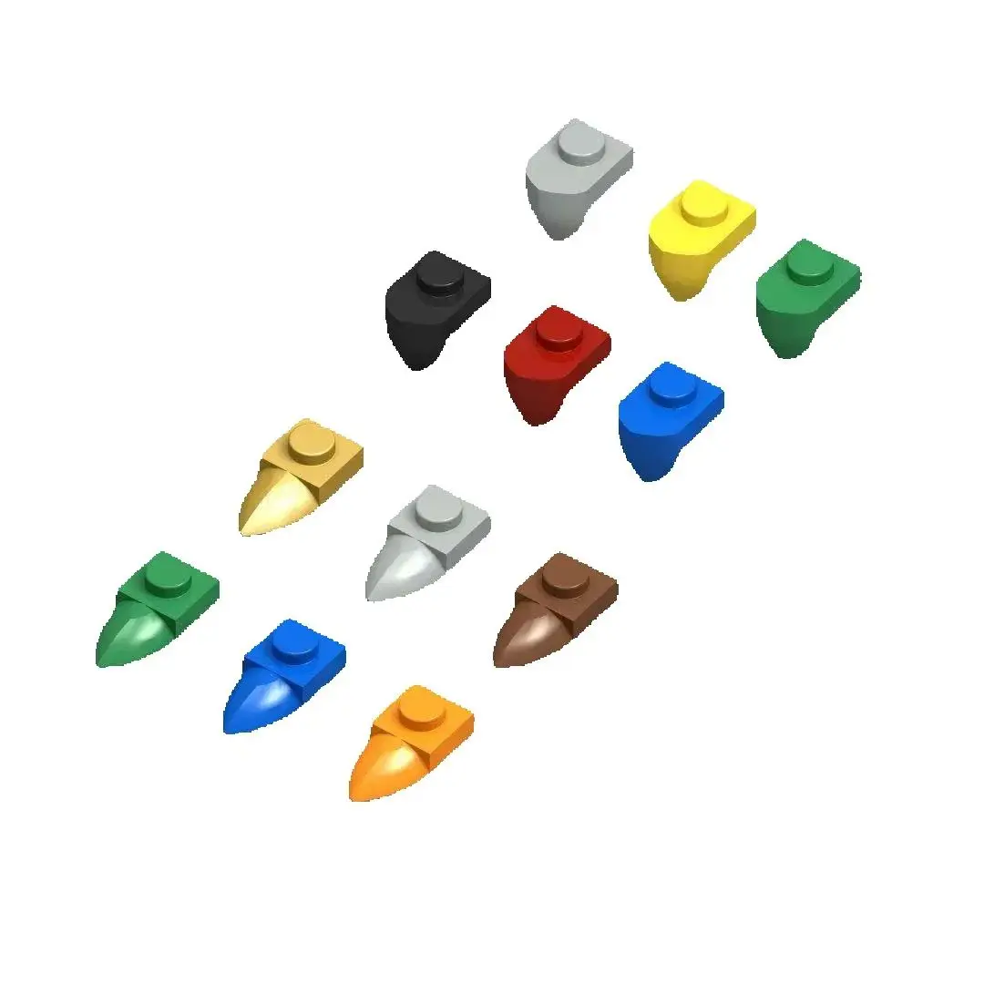Bloques para construcción con dientes de garra 1x1, lado único - imagen 3