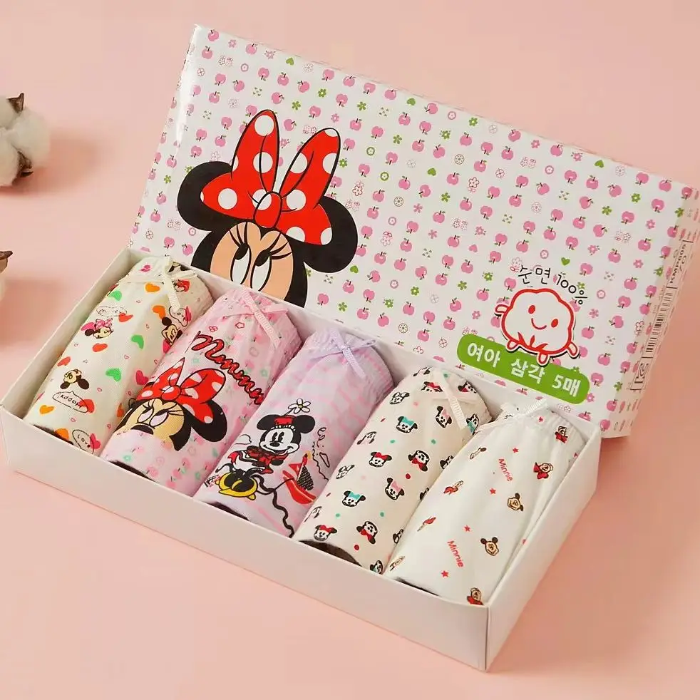 Ropa interior de algodón para niños y niñas – Minnie Mouse - imagen 2