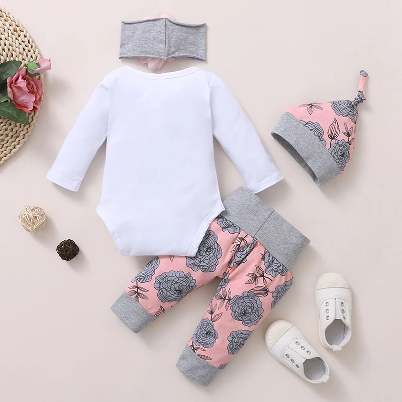 Pelele rosa manga larga con sombrero para bebé 0-18 meses - imagen 4