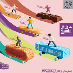 Figura coleccionable kawaii en cápsula Stasto para monopatín