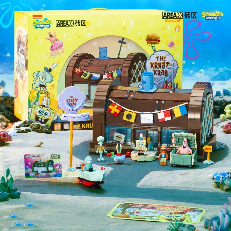 Juguete construcción Krusty Krab Bob Esponja – Set ladrillos