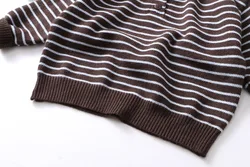 Jersey de punto a rayas para niños – Informal casual