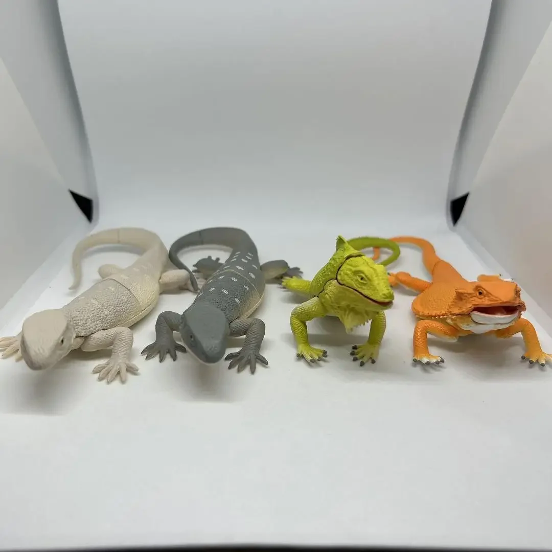 Figura de montaje de lagarto móvil Savannah estilo kawaii - imagen 3