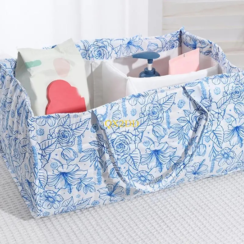 Organizador de pañales con tela transpirable - Cesta almacenamiento para baby's room - imagen 4