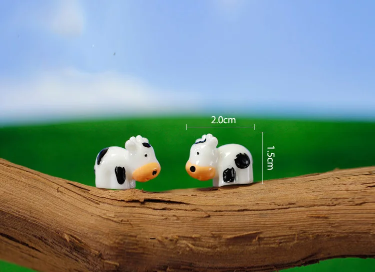 Detalle de figuras de resina para micropaisaje