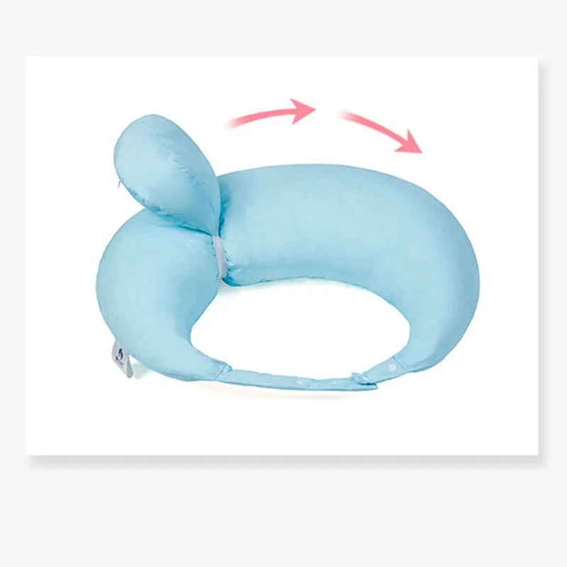 Almohada de lactancia en algodón para apoyo lumbar embarazo - imagen 3