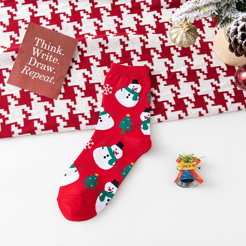 Calcetines navideños de algodón para bebé – Largos y suaves