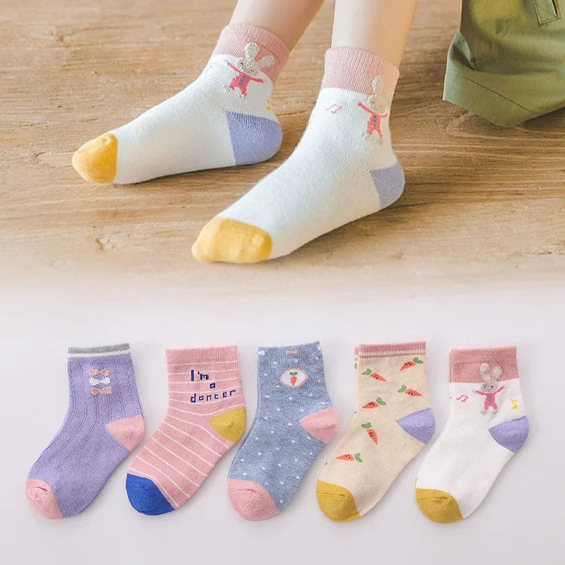 Calcetines de bebé de algodón con dibujos para otoño-invierno - imagen 3