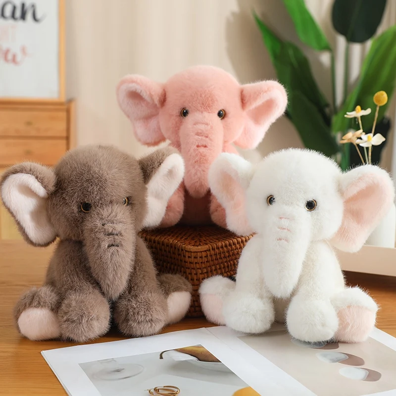 Peluche elefante kawaii suave tipo almohada infantil para regalo - imagen 2