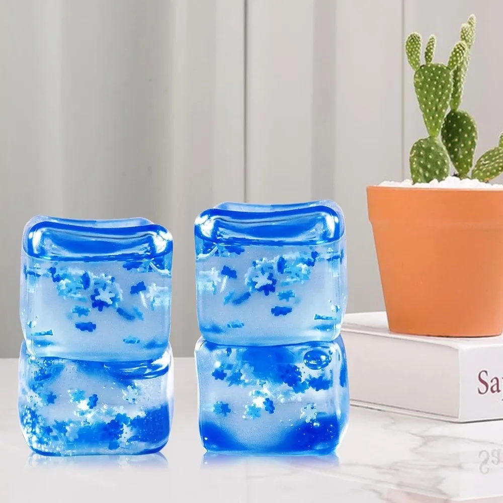 Juguete sensorial para pellizcar niños – Bloque transparente antiestrés - imagen 5