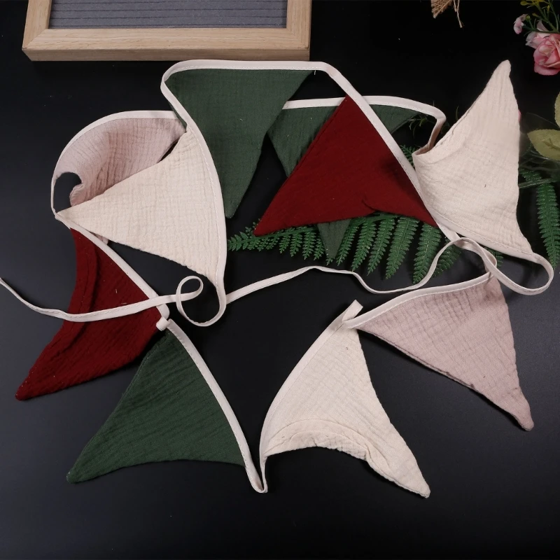 Banderines de algodón para bebé - Pancarta decorativa para habitación - imagen 3