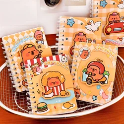 Cuaderno espiral con cierre y velcro de capibara