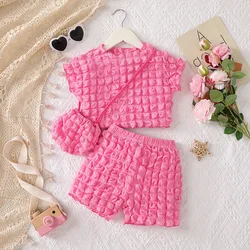 Conjunto verano niña con top y shorts