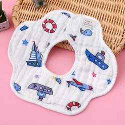 Babero bandana de algodón absorbente para bebé – Suave y antisaliva