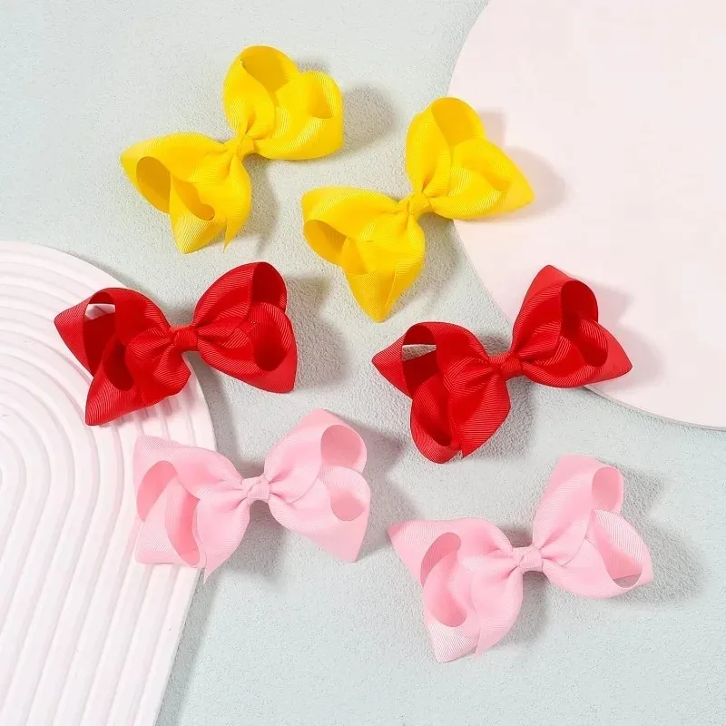Lazos para el pelo con pinzas de cocodrilo y grosgrain - imagen 5
