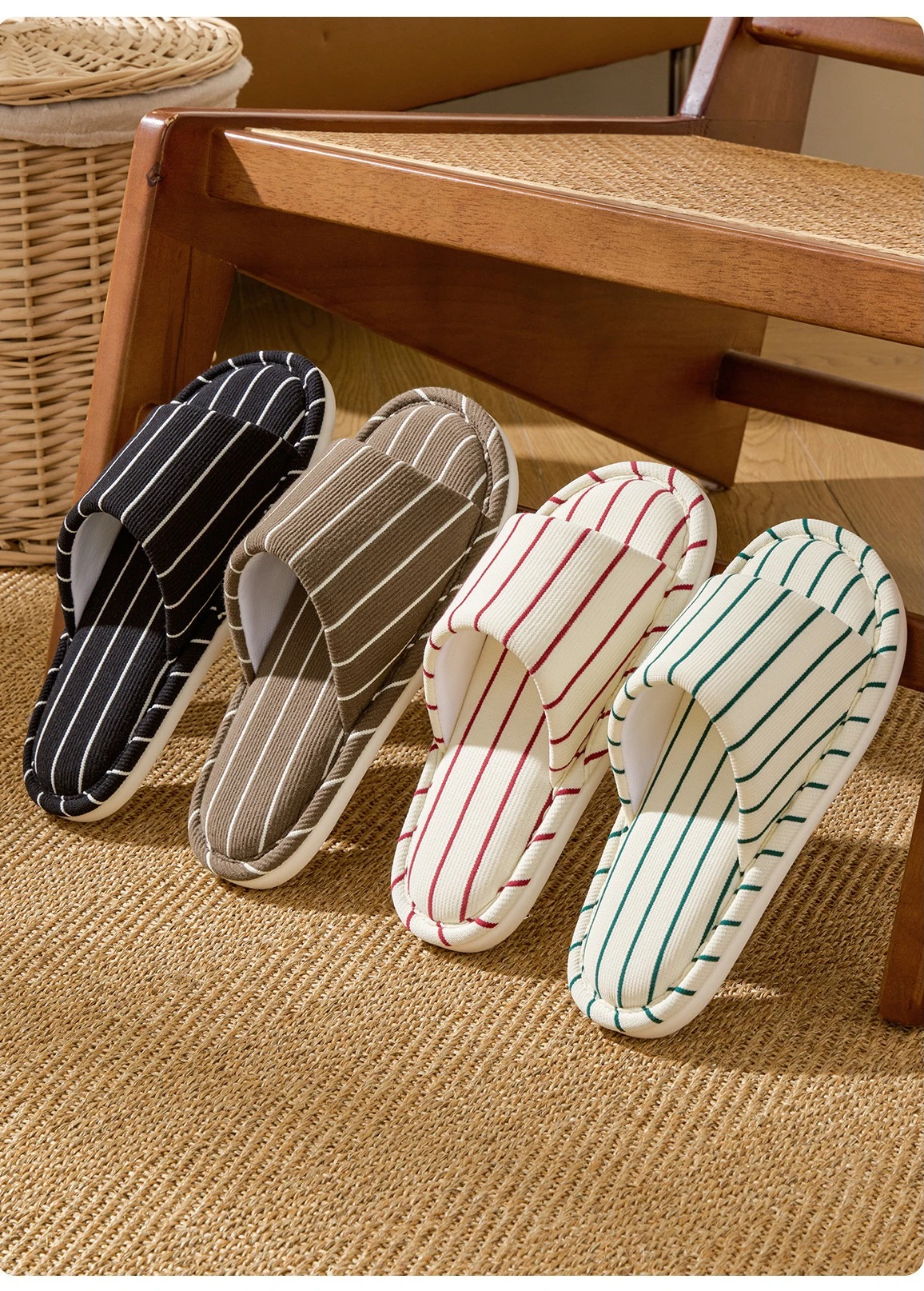 Pantuflas transpirables antideslizantes