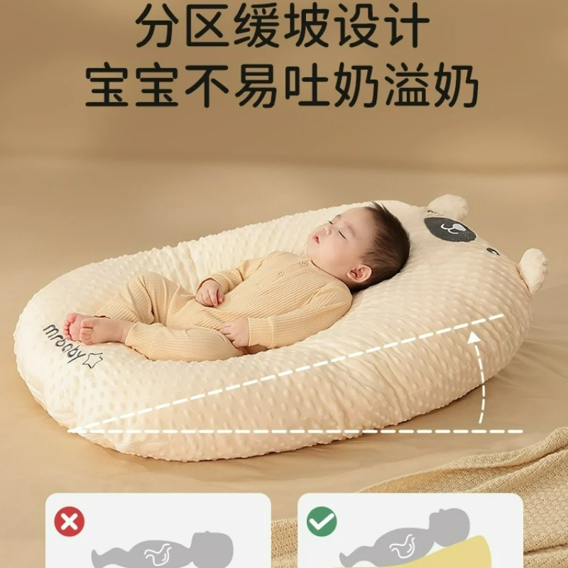 Almohada antirregurgitación inclinada para lactancia sin enredos - imagen 4