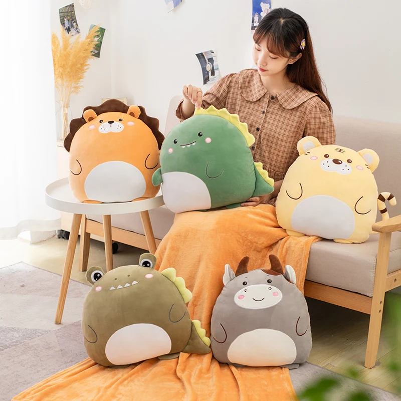 Manta de bebé de franela con peluche suave de animales del bosque