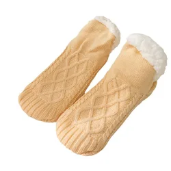 Calcetines térmicos afelpados antideslizantes de invierno para casa