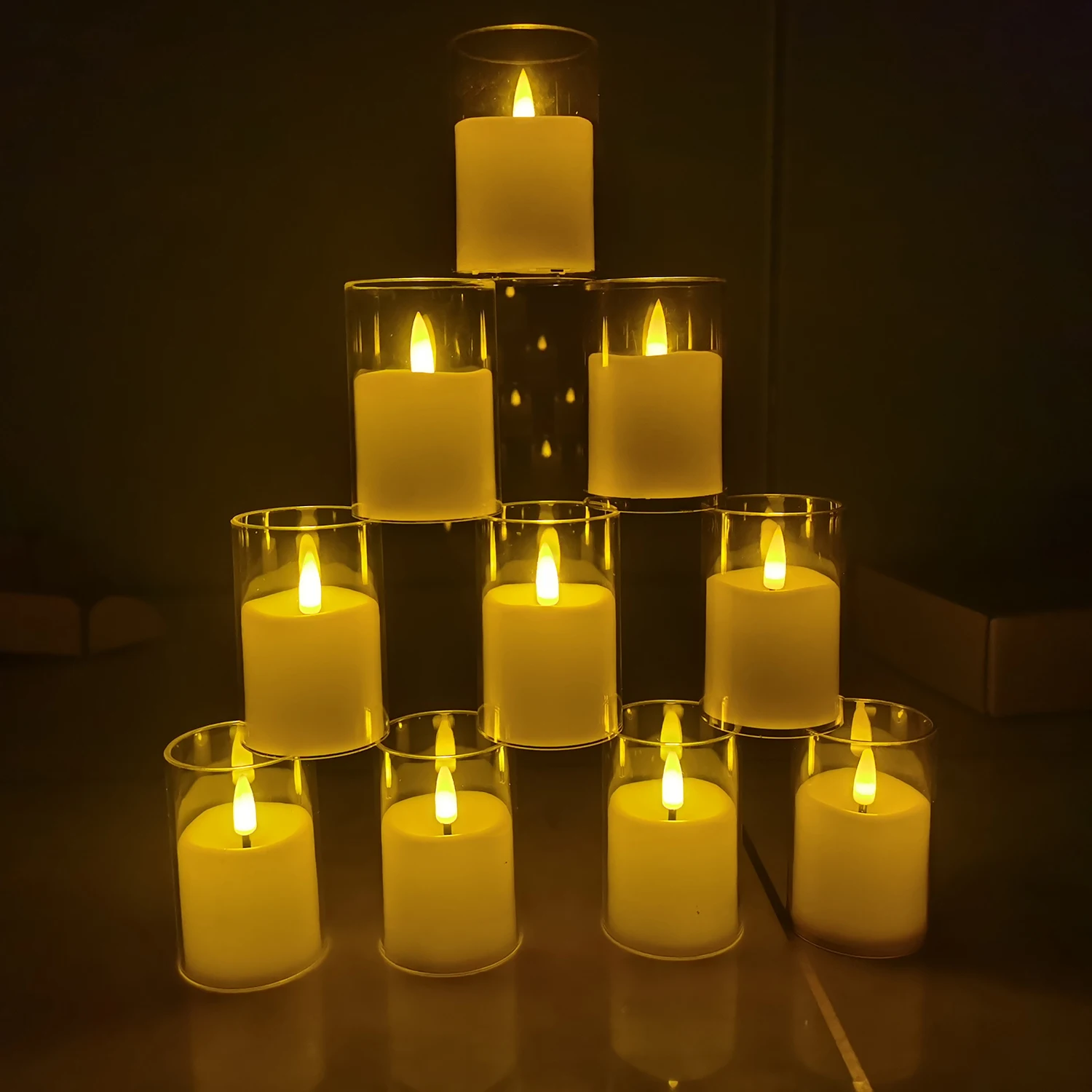 Vela LED sin llama para habitación infantil – Luz cálida decorativa sin fuego - imagen 2