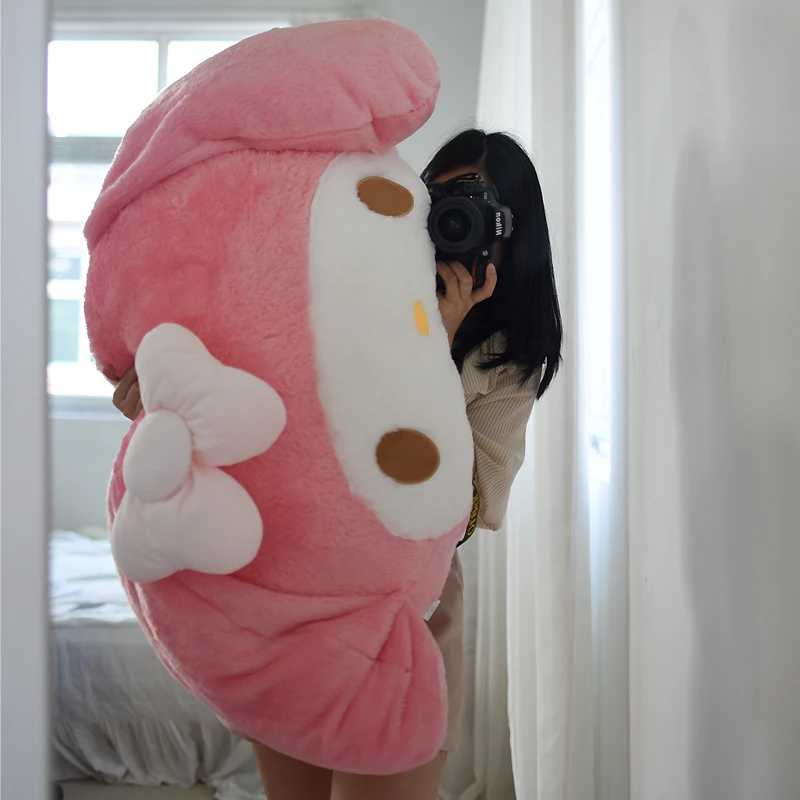 My Melody peluche almohada abrazable para sofá, cojín trasero - imagen 4