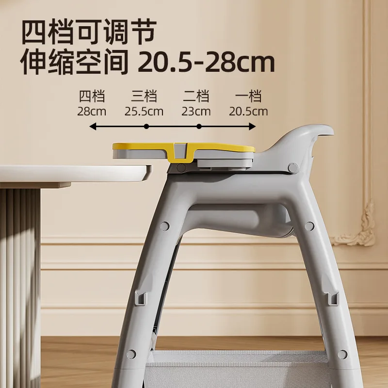 Silla alta de bebé gruesa para comedor hogar, restaurantes hotel - imagen 2