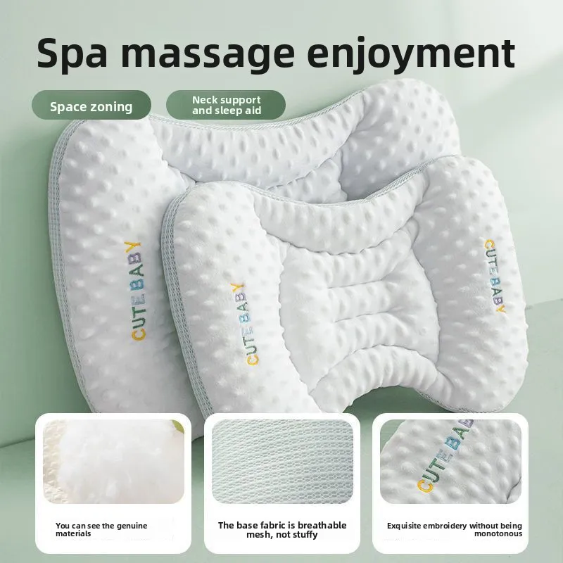 Almohada infantil transpirable de doble cara para descanso - imagen 2
