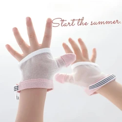 Guantes anti-mordiscos para bebé: manoplas dedos, dejar morder