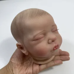 Muñeca Reborn Romy kit de manualidades con pestañas enraizadas y tela