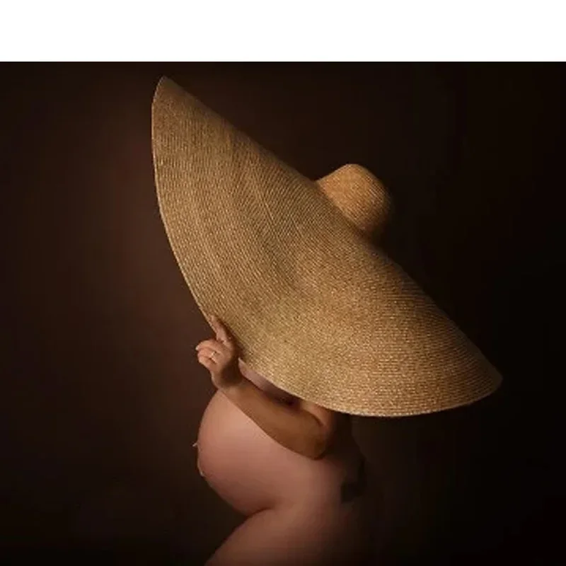 Sombrero de paja flexible con ala ancha XL para proteger del sol - imagen 4