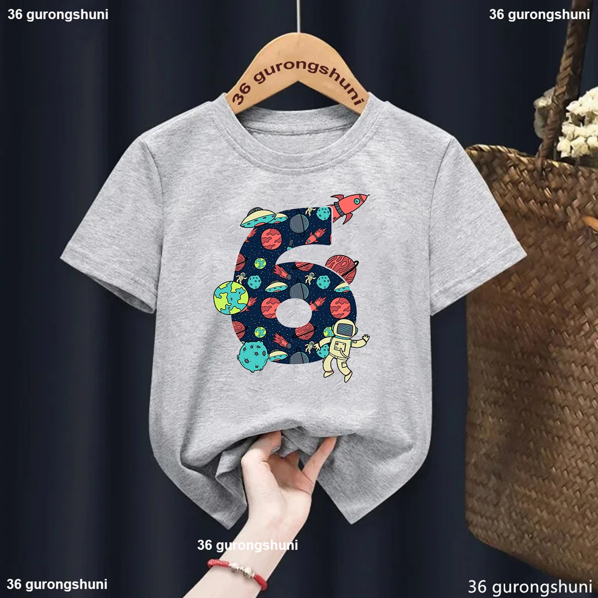 Camiseta espacial de astronautas para niños, verano divertido - imagen 2