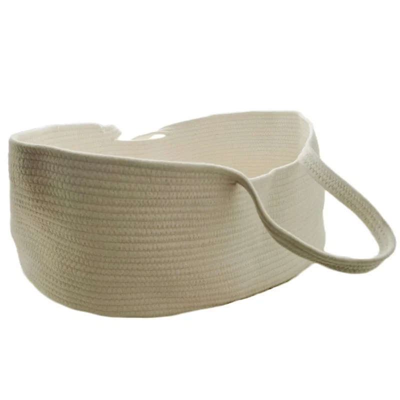 Cesta de cuna portátil de algodón para recién nacido INS - imagen 4