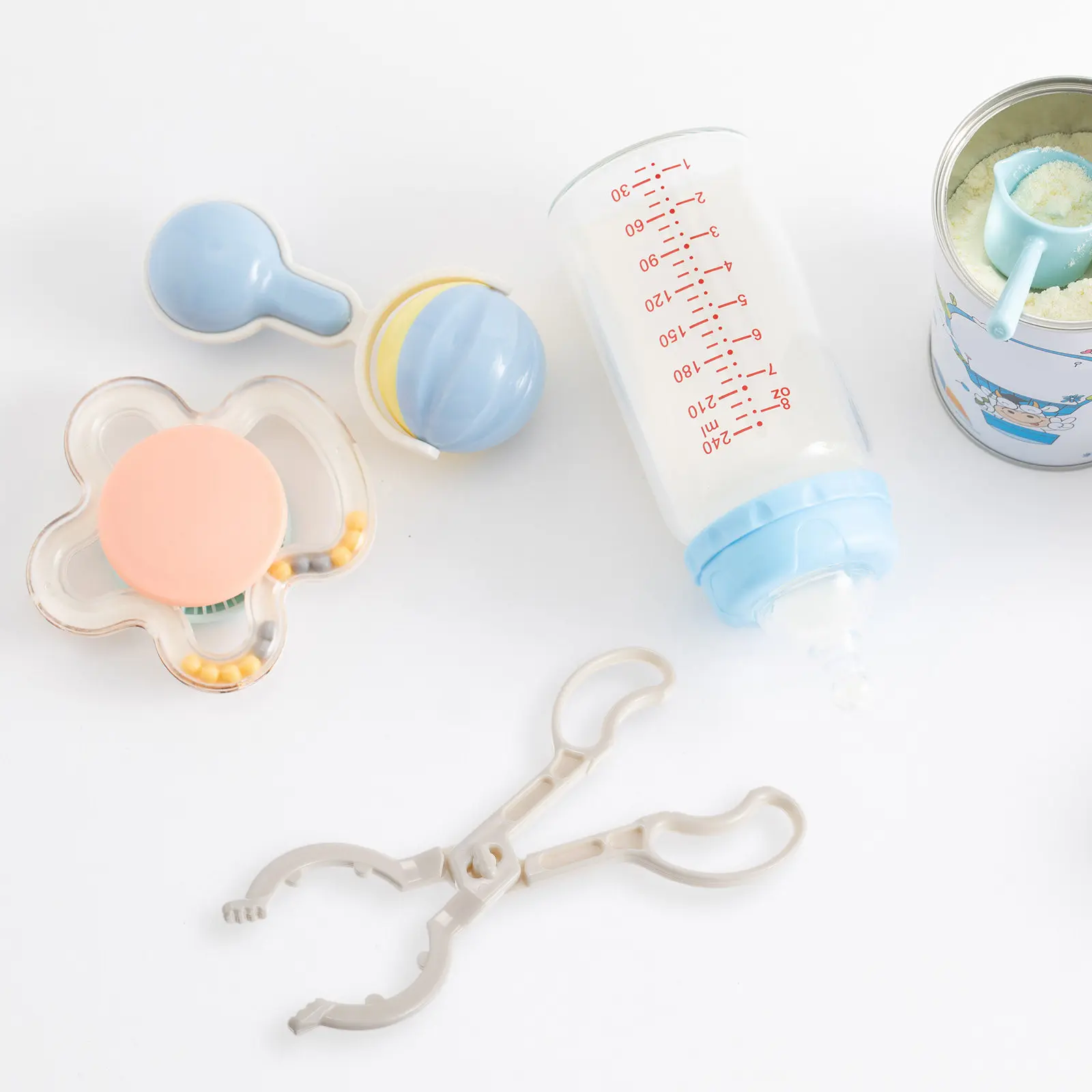 Pinza para biberón de bebé resistente al calor con mango largo - imagen 3