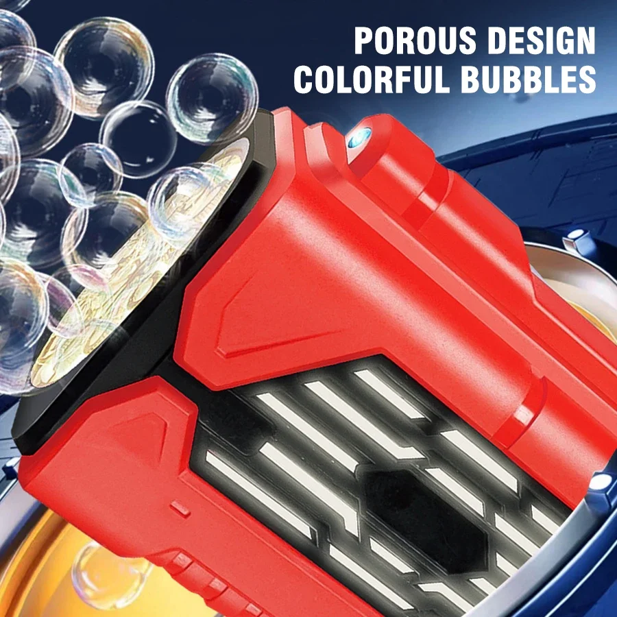 Pistola de burbujas infantil con modo espacial automático eléctrica - imagen 4