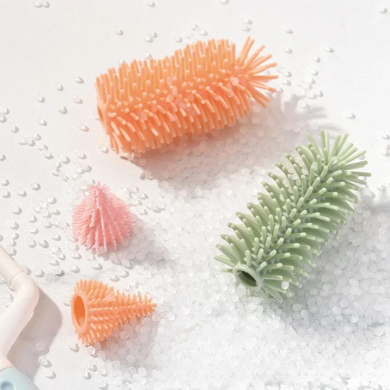 Cepillo limpiador para biberones de silicona – Mango giratorio 360 grados - imagen 5