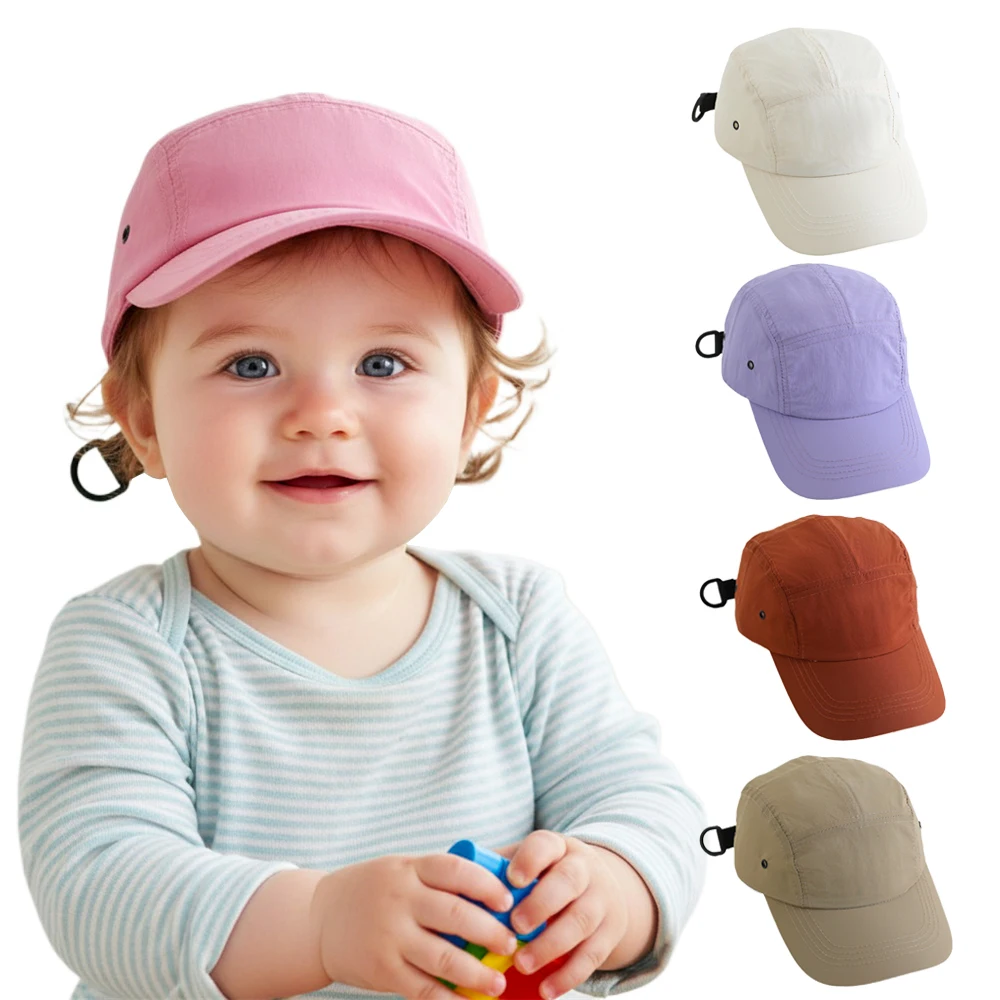 Gorra de béisbol para bebé con visera antisol de secado rápido - imagen 2