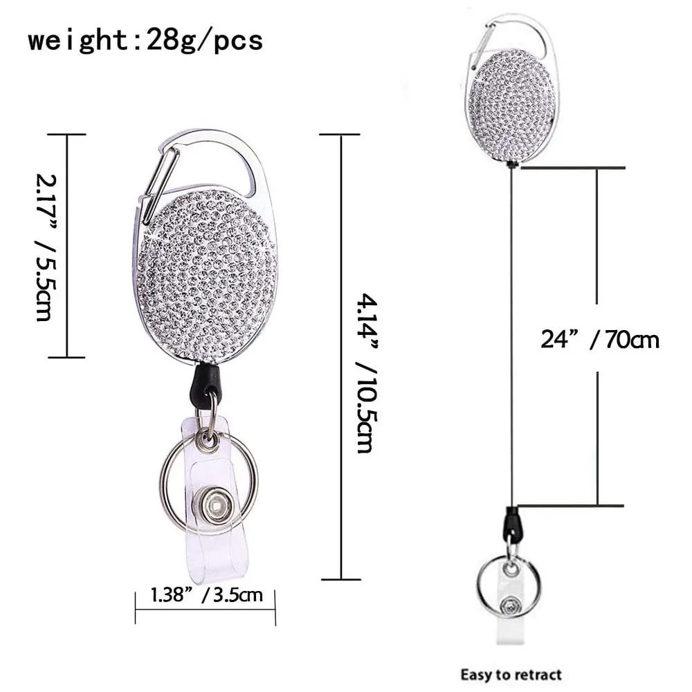 Carrete insignia retráctil para enfermería, regalo colorido sanitario - imagen 4