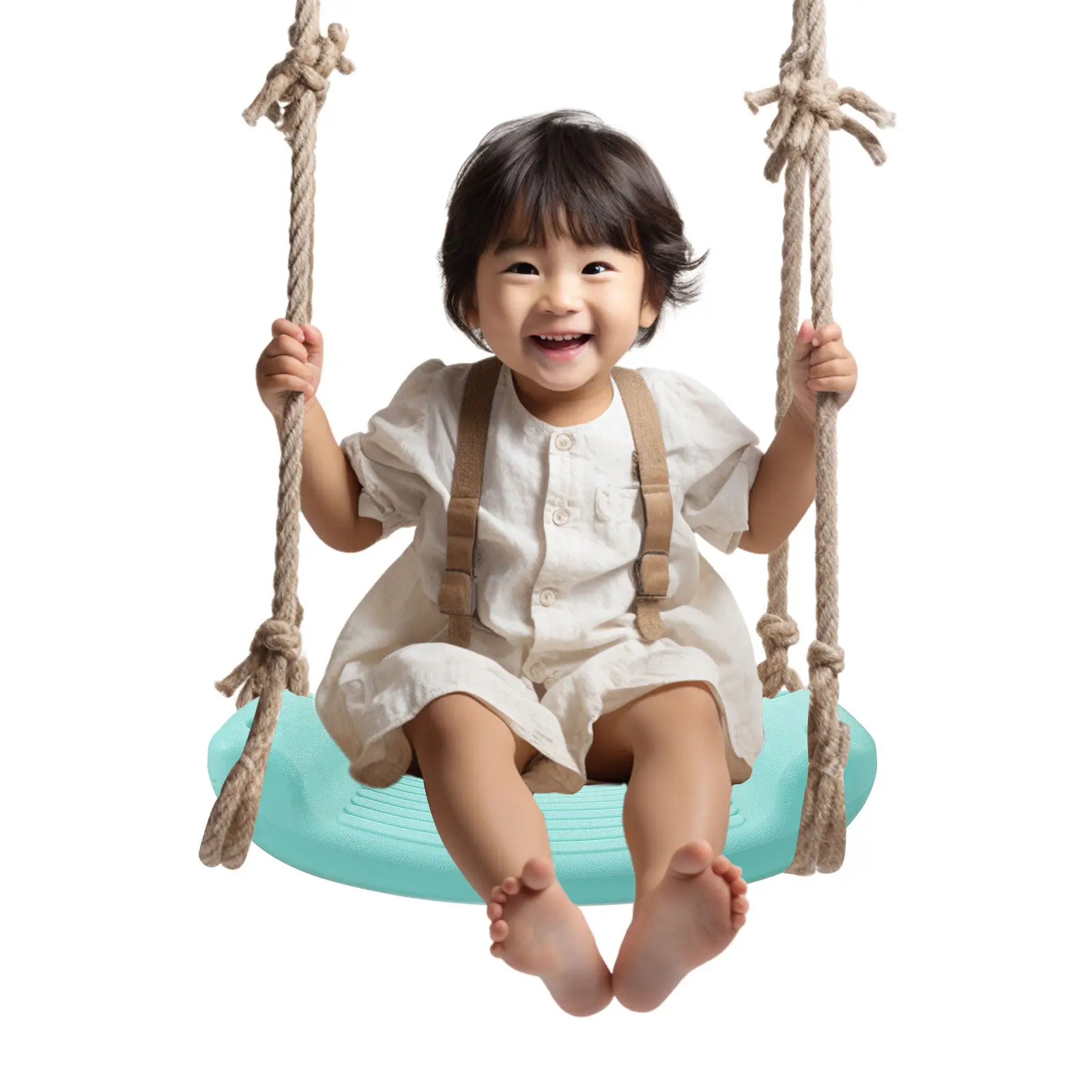 Asiento para columpio infantil azul cielo, resistente y fácil de montar - imagen 2