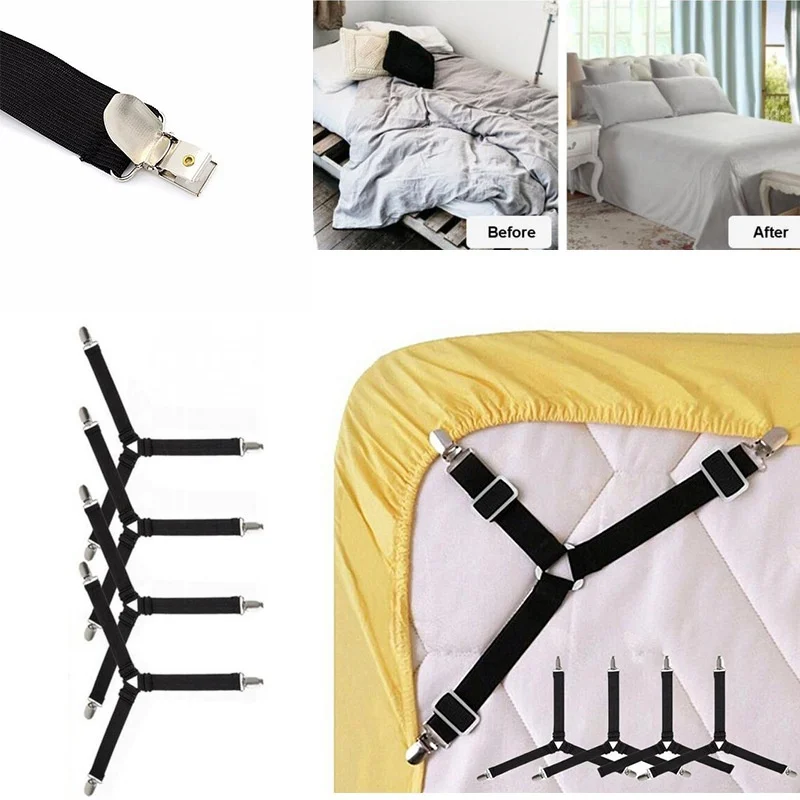 Sujetadores elásticos para sábanas y fundas de colchón - Clips - imagen 5