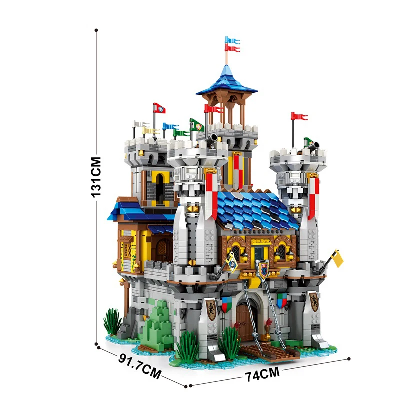 Bloques de construcción de castillo medieval estilo europeo MOC - imagen 2