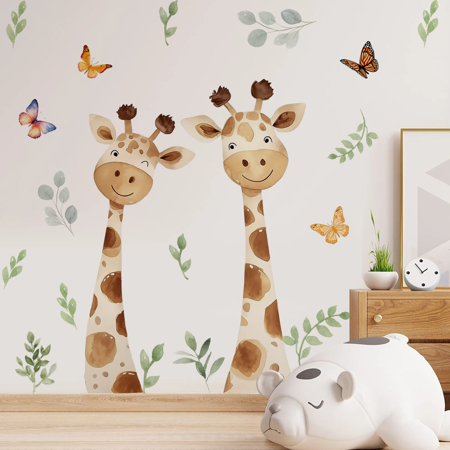 Pegatinas de pared jirafa extraíbles para habitación infantil - imagen 5