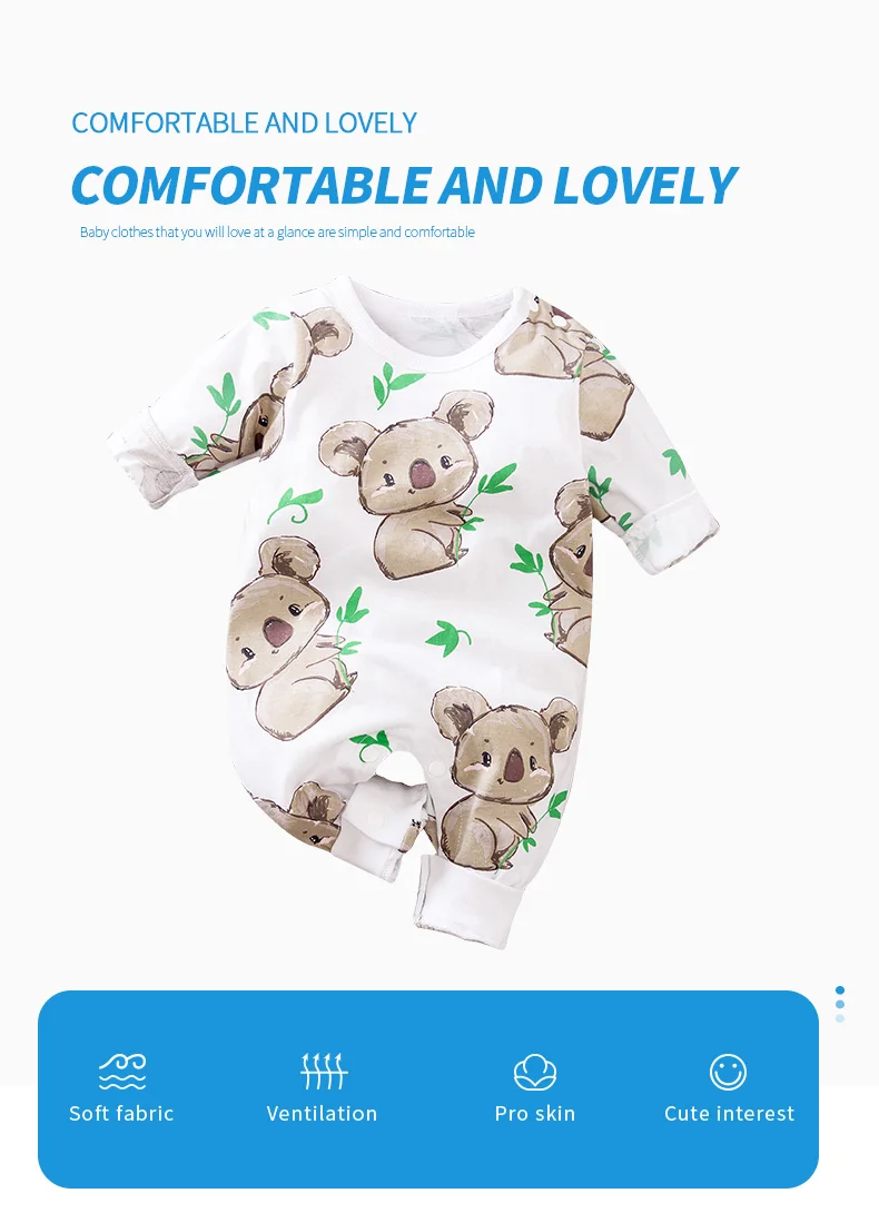 Koala y estampado de temporada
