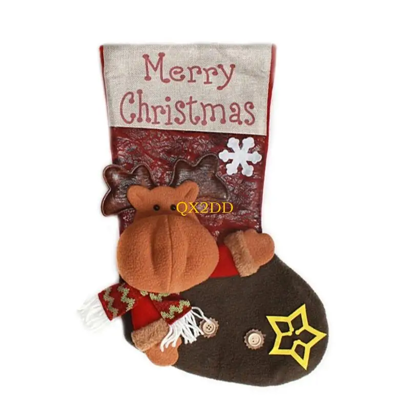 QX2D disfraz navideño para bebé recién nacido con gorro tejido y saco