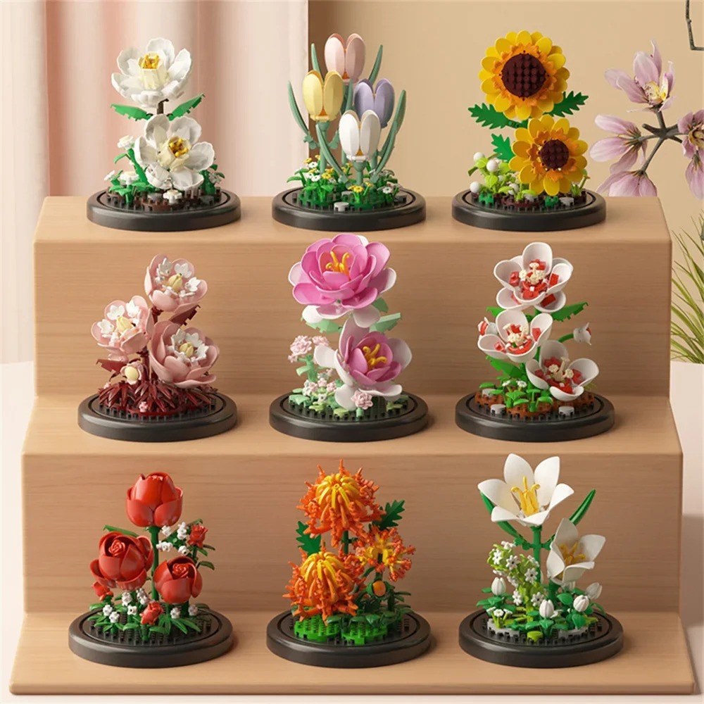 Bonsái decorativo de microbloques para habitación infantil - imagen 5