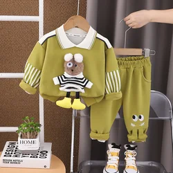 Conjunto bebé primavera-otoño camiseta manga larga pantalón infantil