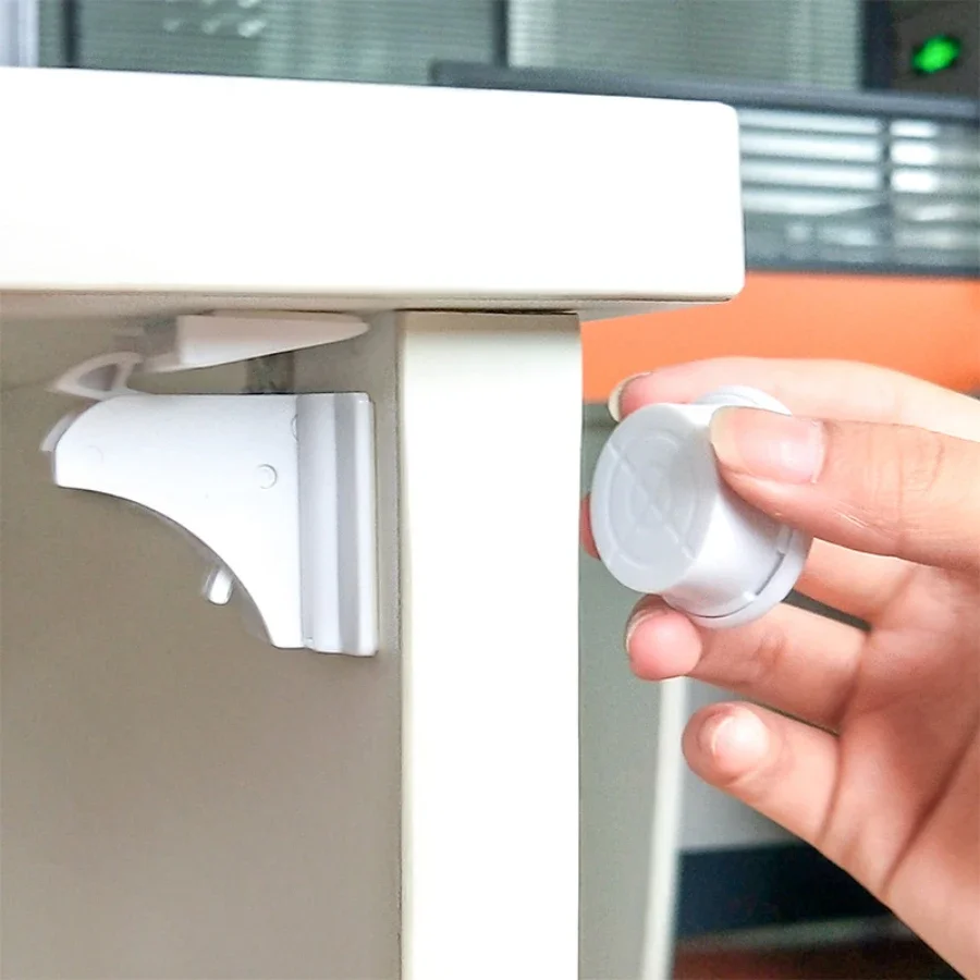 Cerradura magnética infantil – Tope seguridad armarios y cajones - imagen 5
