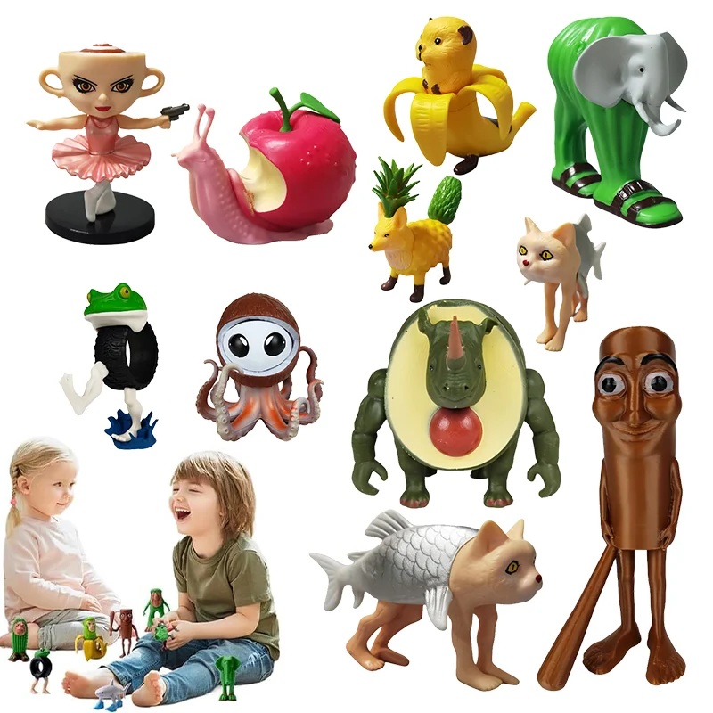 Set completo de figuras Brainrot AI Tung Tung Sahur